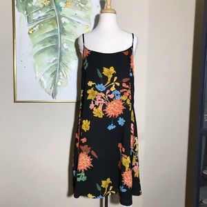 Floral dress swim suit cover up size L